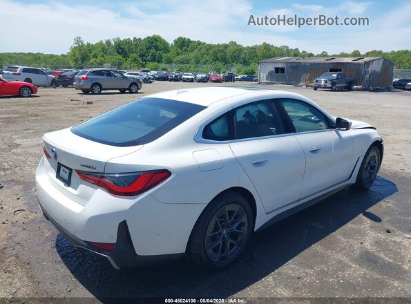 WBY73AW06NFN11590 2022 BMW I4 White Trasero derecho