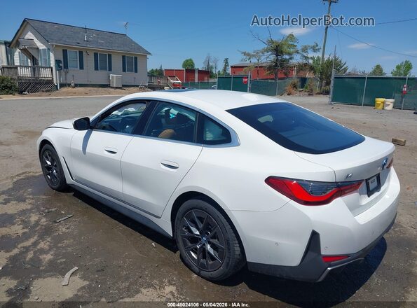 WBY73AW06NFN11590 2022 BMW I4 White Trasero izquierdo