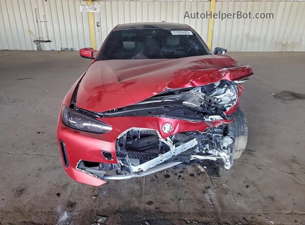 WBY73AW07PFN84194 2023 BMW I4 Red წინა ხედი