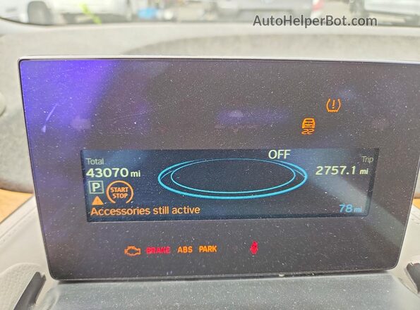 WBY7Z4C59JVC34744 2018 BMW I3 Blue Widok zestawu wskaźników