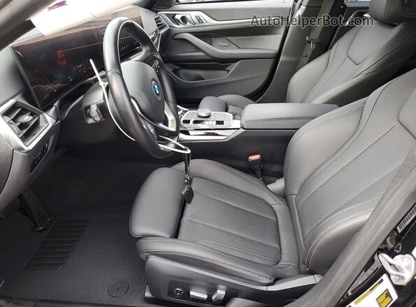WBY83FB00RFR94104 2024 BMW I4 Черный Вид салона спереди