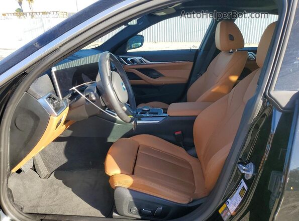 WBY83FB0XRFT06917 2024 BMW I4 Black Սալոնի դիմացի տեսք