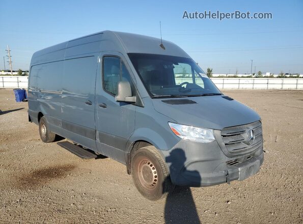 WD4PF1CD6KP123870 2019 MERCEDES-BENZ SPRINTER Blue Delantero derecho