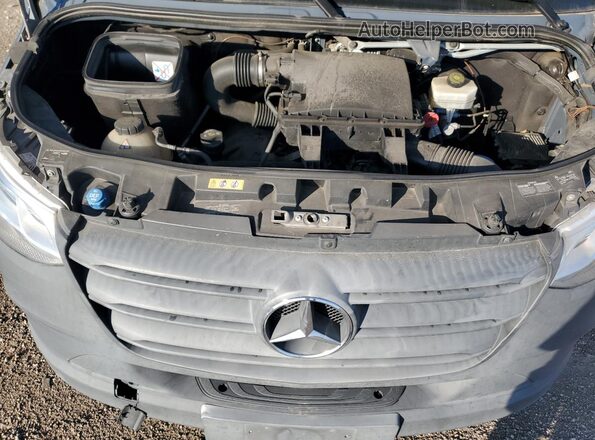 WD4PF1CD6KP123870 2019 MERCEDES-BENZ SPRINTER Blue Vista del compartimento del motor