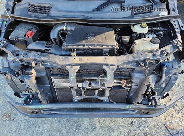 WD4PG2EE7J3365744 2018 MERCEDES-BENZ METRIS Черный Вид подкапотного пространства