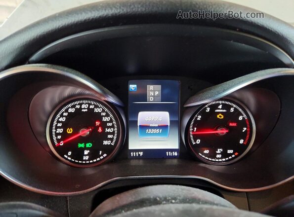 WDC0G4JB0HF141074 2017 MERCEDES-BENZ GLC-CLASS Silver Вид щитка приладів