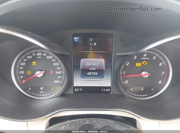 WDC0G4JB1JV079485 2018 MERCEDES-BENZ GLC 300 White Widok tylnych siedzeń
