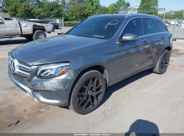 WDC0G4JB4JF404835 2018 MERCEDES-BENZ GLC 300 Gray Vista tres cuartos delantera izquierda