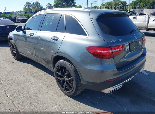 WDC0G4JB4JF404835 2018 MERCEDES-BENZ GLC 300 Gray Trasero izquierdo