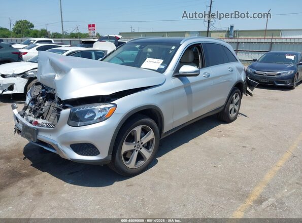 WDC0G4JB4JV039739 2018 MERCEDES-BENZ GLC 300 Gray Առջևի ձախ երեք քառորդ տեսարան