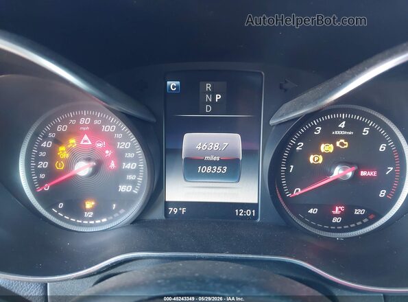 WDC0G4JB5GF102608 2016 MERCEDES-BENZ GLC 300 White Widok tylnych siedzeń