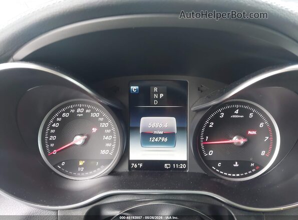 WDC0G4JB8JV043986 2018 MERCEDES-BENZ GLC 300 White უკანა სავარძლების ხედი