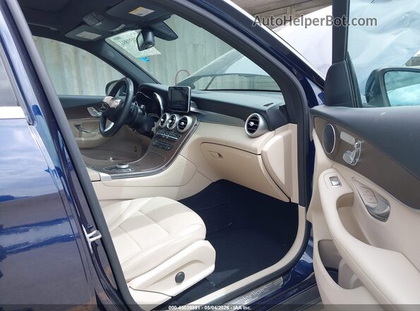 WDC0G4JB8JV099863 2018 MERCEDES-BENZ GLC 300 Синий Вид салона спереди