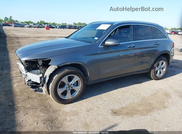 WDC0G4JB9JV078245 2018 MERCEDES-BENZ GLC 300 Gray Առջևի ձախ երեք քառորդ տեսարան