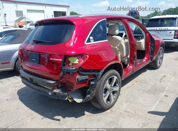WDC0G4JBXJV053287 2018 MERCEDES-BENZ GLC 300 Burgundy 