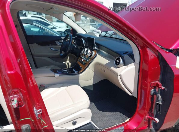 WDC0G4JBXJV053287 2018 MERCEDES-BENZ GLC 300 Burgundy 