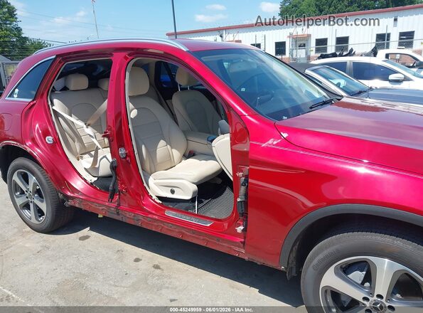 WDC0G4JBXJV053287 2018 MERCEDES-BENZ GLC 300 Burgundy 