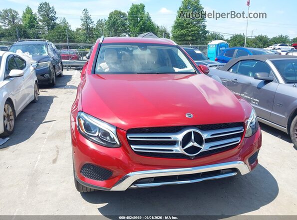 WDC0G4JBXJV053287 2018 MERCEDES-BENZ GLC 300 Burgundy 