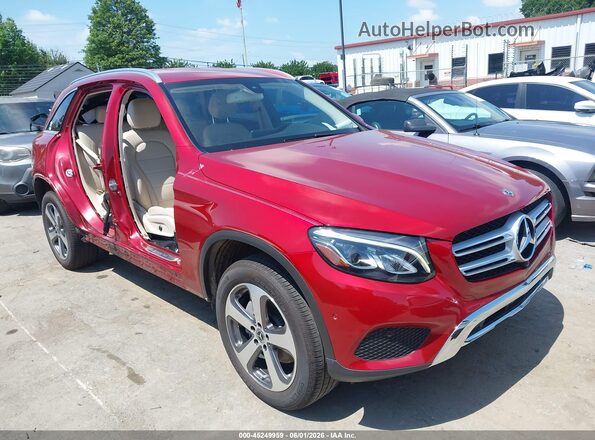 WDC0G4JBXJV053287 2018 MERCEDES-BENZ GLC 300 Burgundy 