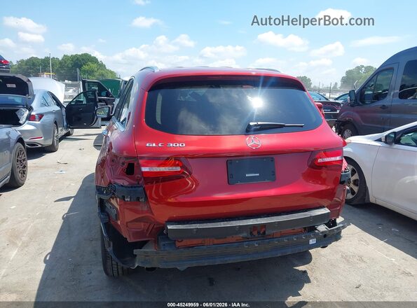 WDC0G4JBXJV053287 2018 MERCEDES-BENZ GLC 300 Burgundy 