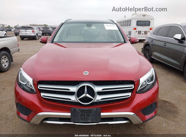 WDC0G4JBXKV156629 2019 MERCEDES-BENZ GLC 300 Red Instrument cluster view