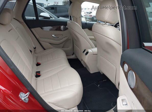 WDC0G4JBXKV156629 2019 MERCEDES-BENZ GLC 300 Red VIN sticker view
