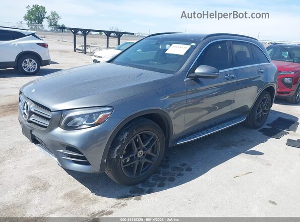 WDC0G4KB0HF249838 2017 MERCEDES-BENZ GLC 300 Gray Front left