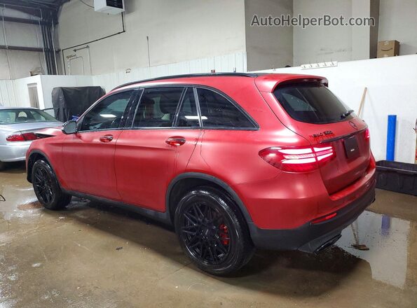 WDC0G4KB0KF622187 2019 MERCEDES-BENZ GLC-CLASS Red უკანა მარცხენა