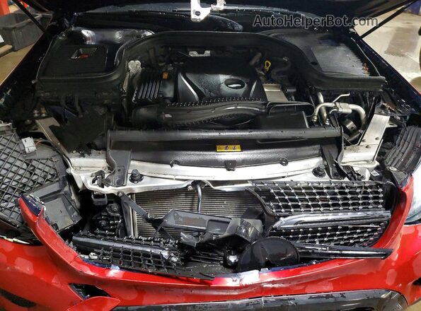 WDC0G4KB0KF622187 2019 MERCEDES-BENZ GLC-CLASS Red უკანა სალონის ხედი