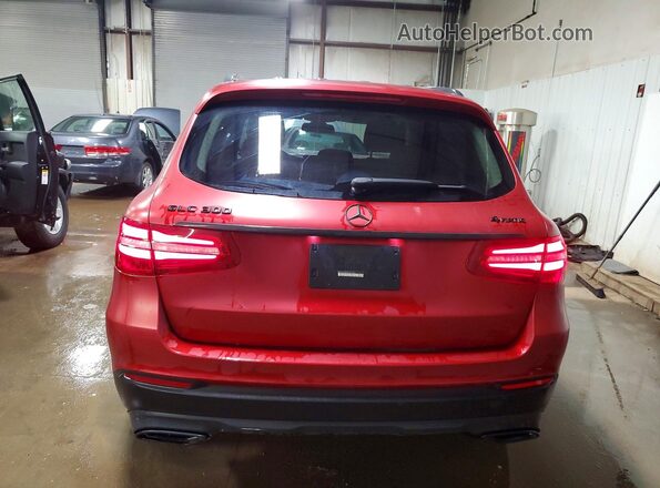 WDC0G4KB0KF622187 2019 MERCEDES-BENZ GLC-CLASS Red უკანა ხედი