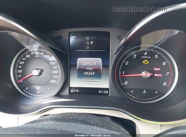 WDC0G4KB4JV093069 2018 MERCEDES-BENZ GLC 300 White უკანა სავარძლების ხედი