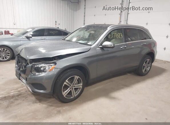 WDC0G4KB4KF566061 2019 MERCEDES-BENZ GLC 300 Gray Передня ліва чверть