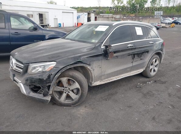 WDC0G4KB5HV007004 2017 MERCEDES-BENZ GLC 300 Black Առջևի ձախ երեք քառորդ տեսարան
