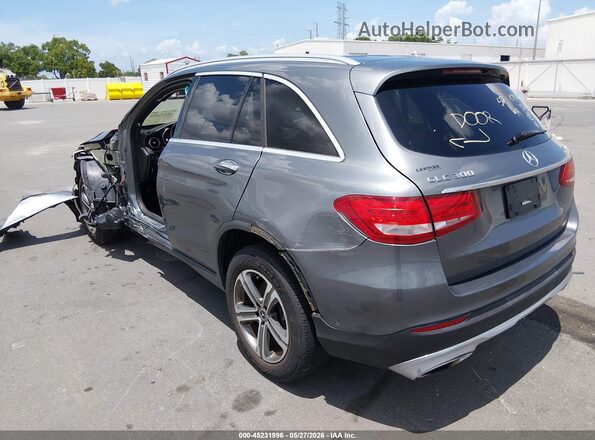 WDC0G4KB5KF491645 2019 MERCEDES-BENZ GLC 300 Gray Trasero izquierdo