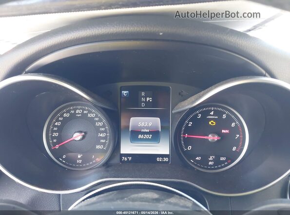 WDC0G4KB7HF158999 2017 MERCEDES-BENZ GLC 300 Red Вид задніх сидінь