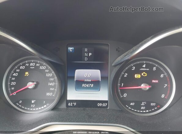 WDC0G4KB7HF193249 2017 MERCEDES-BENZ GLC 300 Черный Вид задних сидений