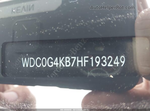 WDC0G4KB7HF193249 2017 MERCEDES-BENZ GLC 300 Черный 