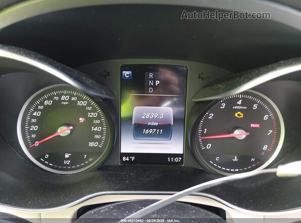 WDC0G4KB8JV030864 2018 MERCEDES-BENZ GLC 300 White Widok tylnych siedzeń
