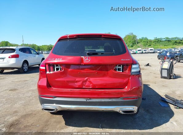 WDC0G4KB8JV105871 2018 MERCEDES-BENZ GLC 300 Red 