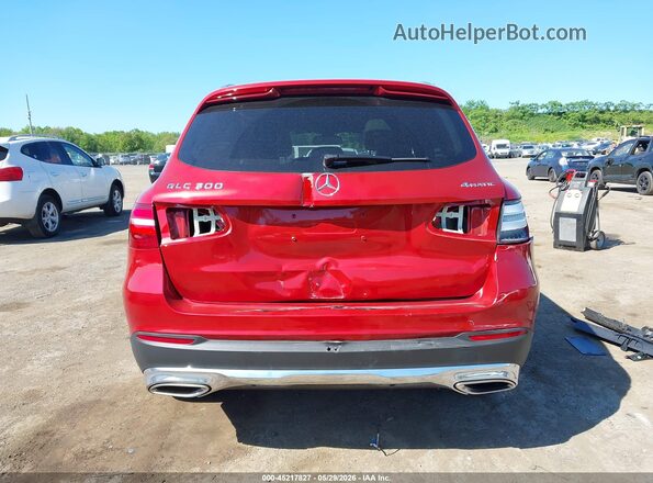 WDC0G4KB8JV105871 2018 MERCEDES-BENZ GLC 300 Red 