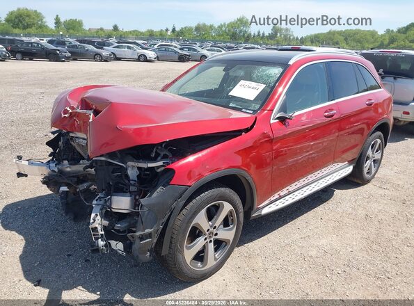 WDC0G4KB8KV161407 2019 MERCEDES-BENZ GLC 300 Red Front left