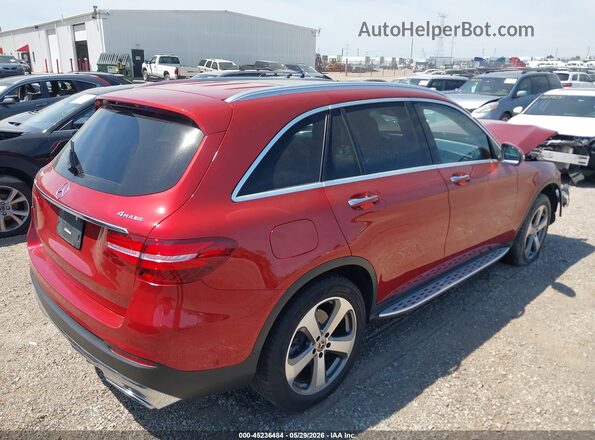 WDC0G4KB8KV161407 2019 MERCEDES-BENZ GLC 300 Red Rear right