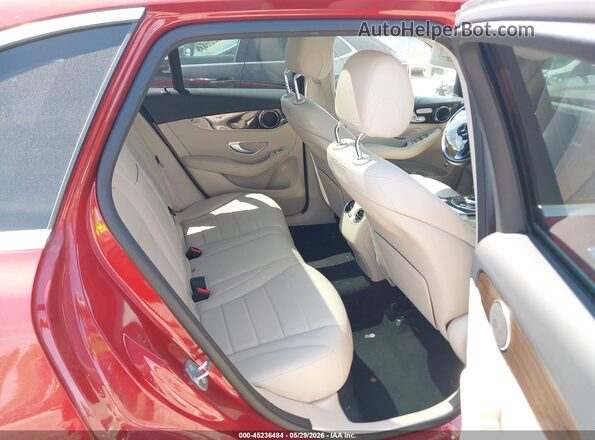 WDC0G4KB8KV161407 2019 MERCEDES-BENZ GLC 300 Red VIN sticker view