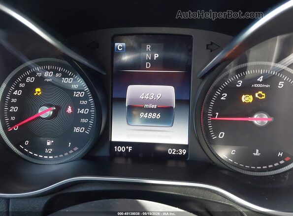 WDC0G4KB9KV136919 2019 MERCEDES-BENZ GLC 300 Silver Widok tylnych siedzeń