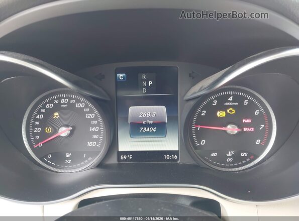 WDC0G4KBXHF134521 2017 MERCEDES-BENZ GLC 300 White Вид задніх сидінь