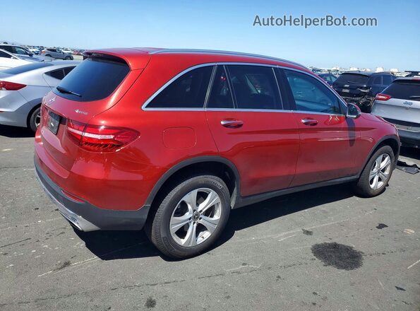 WDC0G4KBXJV070265 2018 MERCEDES-BENZ GLC-CLASS Red Trasero derecho