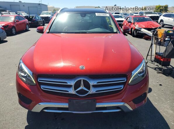 WDC0G4KBXJV070265 2018 MERCEDES-BENZ GLC-CLASS Red Vista frontal