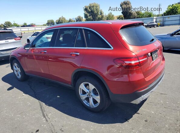 WDC0G4KBXJV070265 2018 MERCEDES-BENZ GLC-CLASS Red Trasero izquierdo