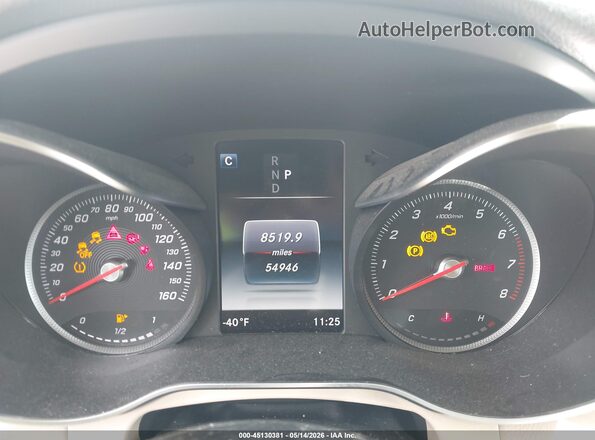WDC0G4KBXKV158492 2019 MERCEDES-BENZ GLC 300 White Հետևի նստատեղերի տեսք