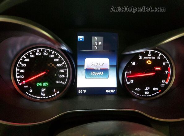 WDC0G6EB4HV005428 2017 MERCEDES-BENZ GLC-CLASS Black Սարքավորումների վահանակի տեսք